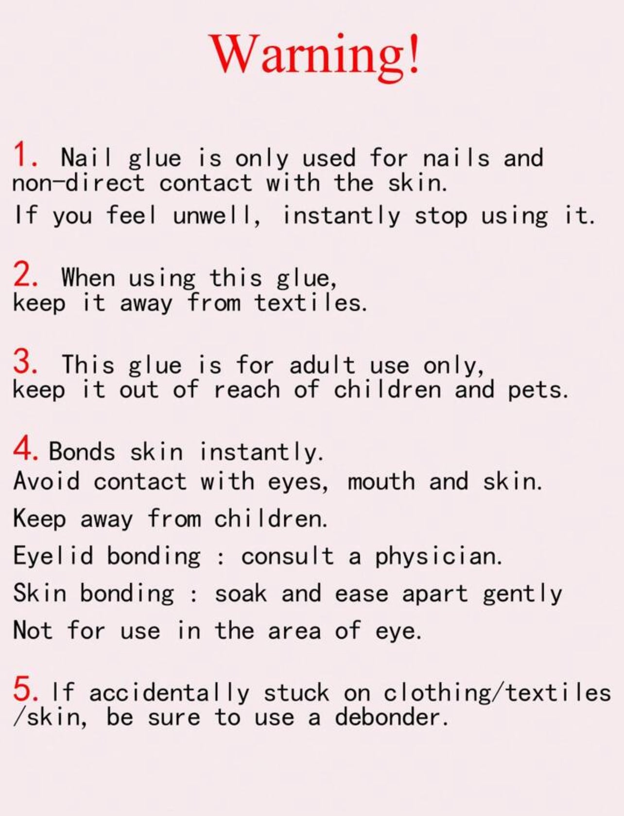 NAILS SUPER GLUE