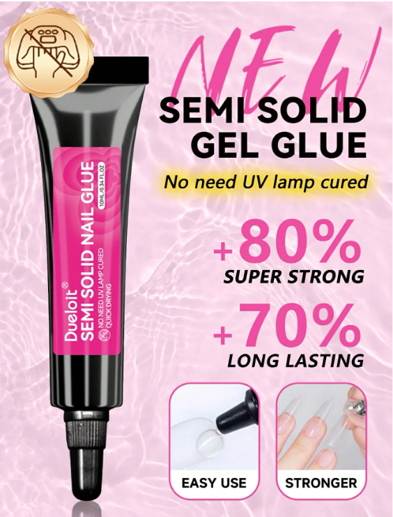 SEMI SOLID LONG LASTING NAIL GLUE